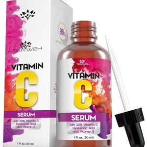Vitamin C Serum w 20% Hyaluronic Acid & vitamin E new 1 ozVitamin C Serum for